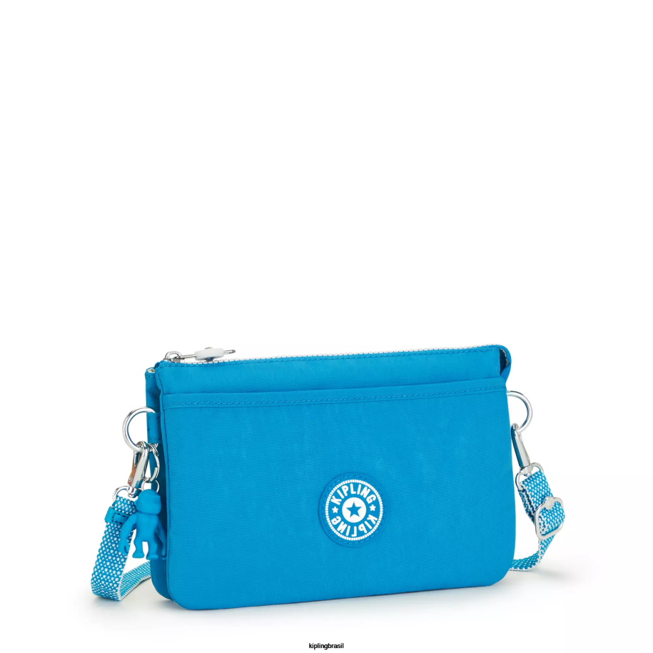mulheres bolsas crossbody Kipling ansioso azul bolsa transversal riri 4X8V126