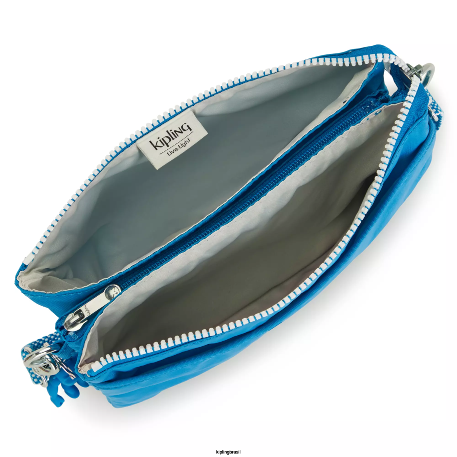 mulheres bolsas crossbody Kipling ansioso azul bolsa transversal riri 4X8V126
