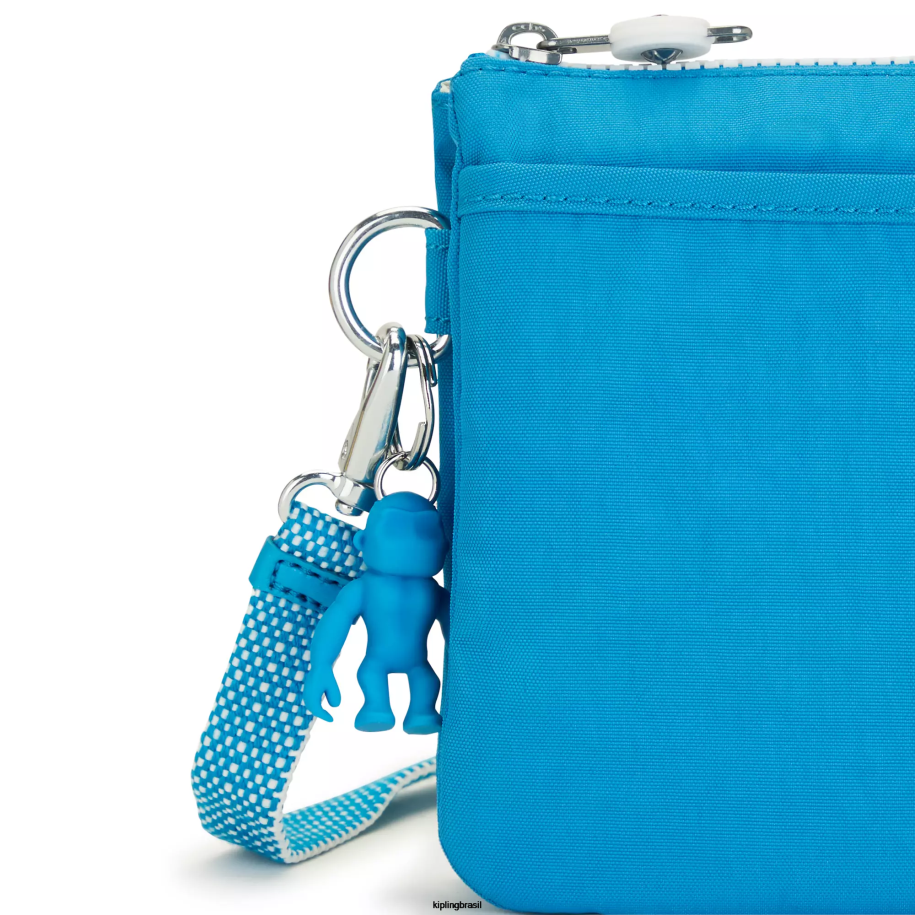 mulheres bolsas crossbody Kipling ansioso azul bolsa transversal riri 4X8V126