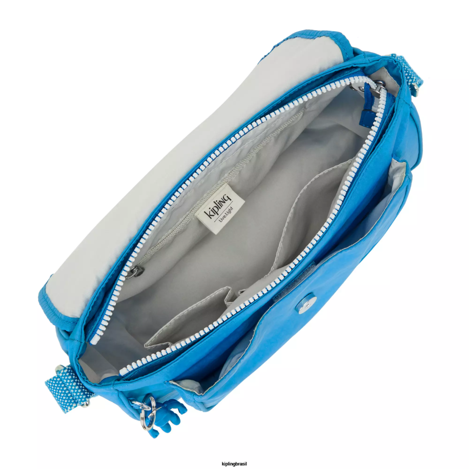 mulheres bolsas crossbody Kipling ansioso azul bolsa transversal sunita 4X8V150