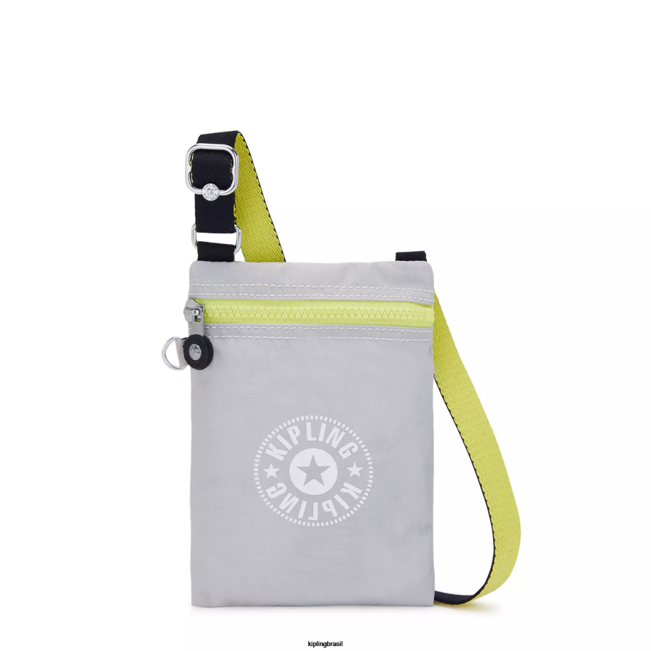 mulheres bolsas crossbody Kipling ar cinza bolsa transversal afia lite mini 4X8V80