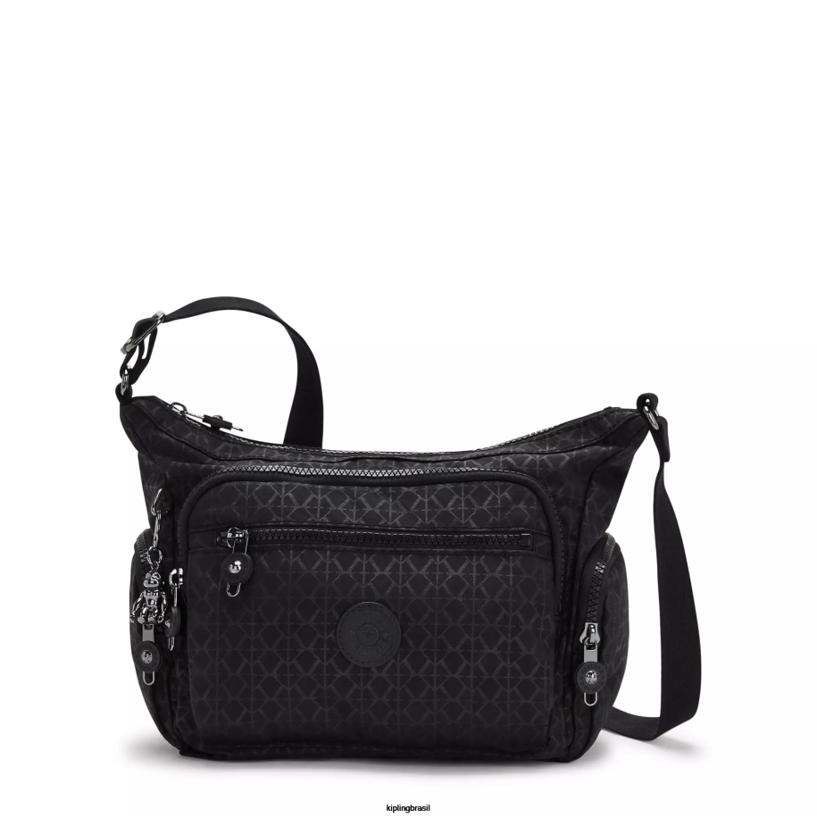 mulheres bolsas crossbody Kipling assinatura em relevo gabbie bolsa transversal pequena estampada 4X8V233
