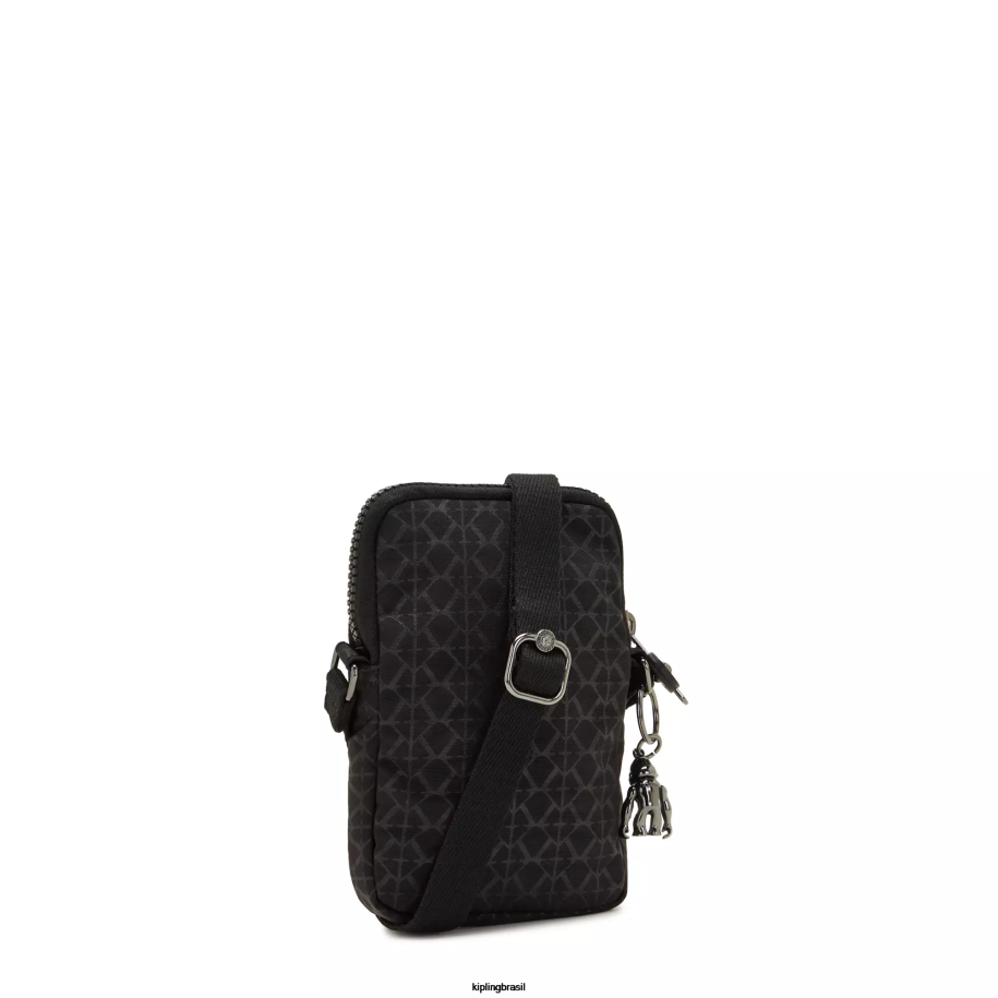 mulheres bolsas crossbody Kipling assinatura em relevo saco de telefone crossbody impresso tally 4X8V70