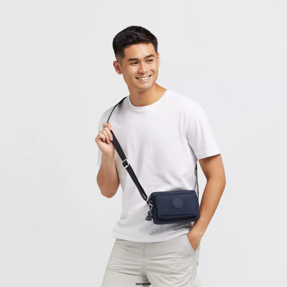 mulheres bolsas crossbody Kipling azul azul bolsa transversal abanu 4X8V227