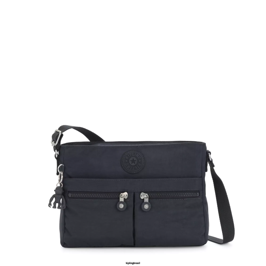 mulheres bolsas crossbody Kipling azul azul bolsa transversal angie nova 4X8V169