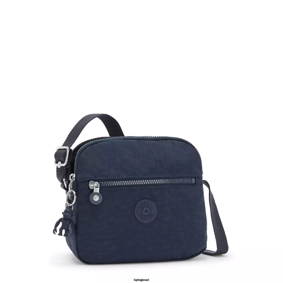 mulheres bolsas crossbody Kipling azul azul bolsa transversal keefe 4X8V44
