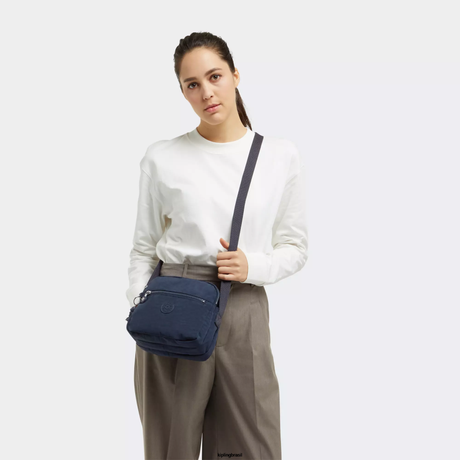 mulheres bolsas crossbody Kipling azul azul bolsa transversal keefe 4X8V44