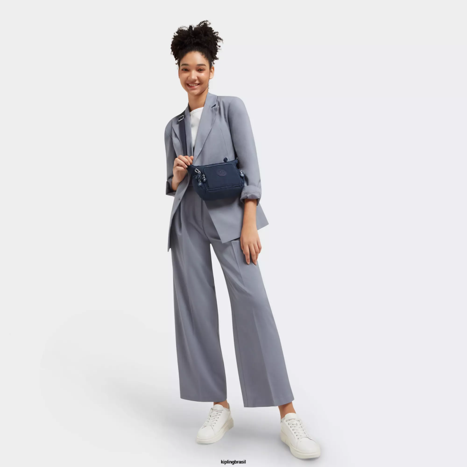 mulheres bolsas crossbody Kipling azul azul bolsa transversal mini gabbie 4X8V20