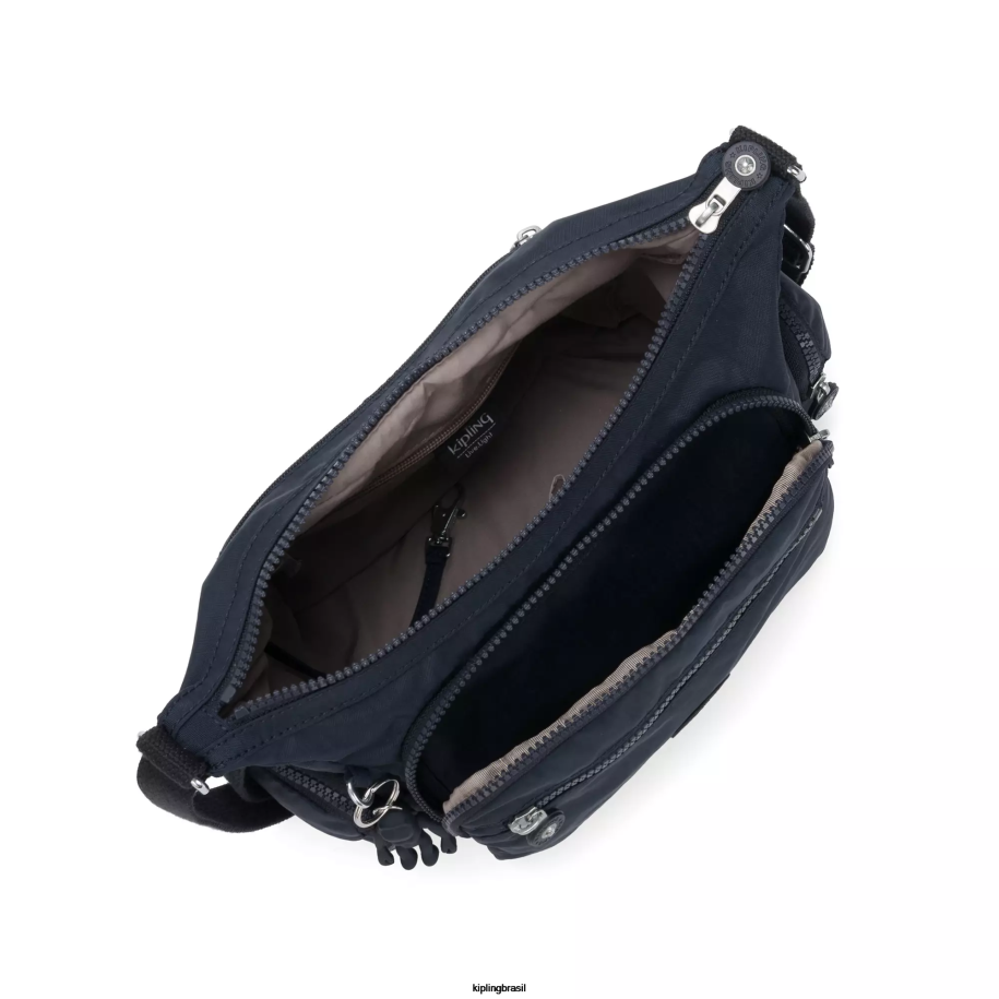 mulheres bolsas crossbody Kipling azul azul bolsa transversal pequena gabbie 4X8V161