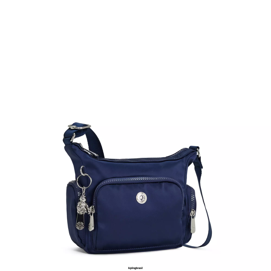 mulheres bolsas crossbody Kipling azul cósmico bolsa transversal mini gabbie 4X8V201