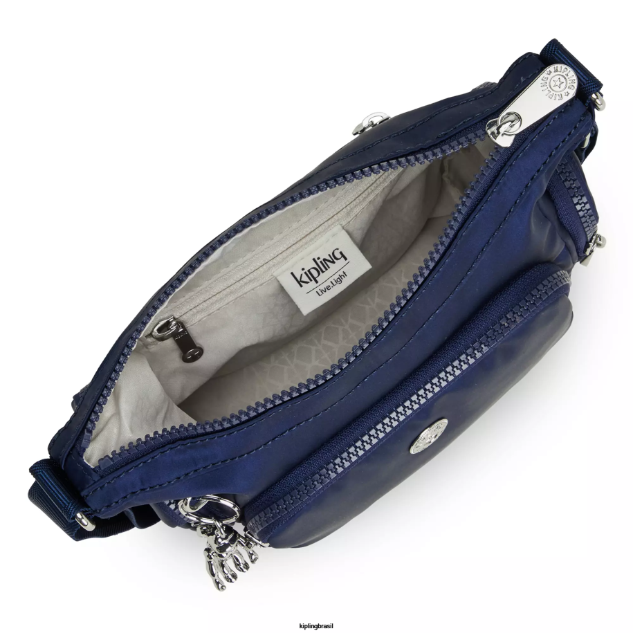 mulheres bolsas crossbody Kipling azul cósmico bolsa transversal mini gabbie 4X8V201