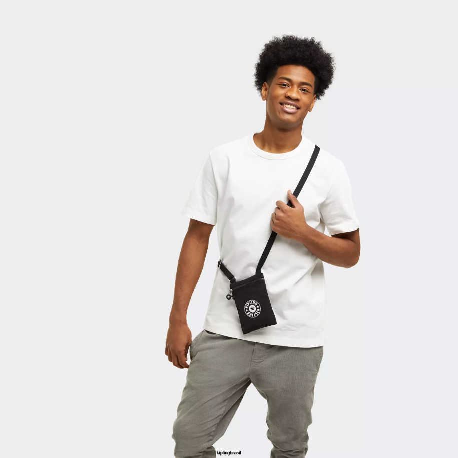 mulheres bolsas crossbody Kipling black lite bolsa transversal afia lite mini 4X8V79