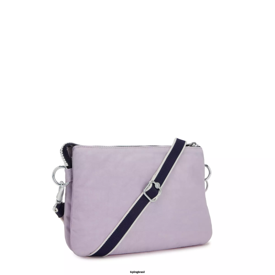 mulheres bolsas crossbody Kipling bloco lilás suave bolsa transversal riri 4X8V128