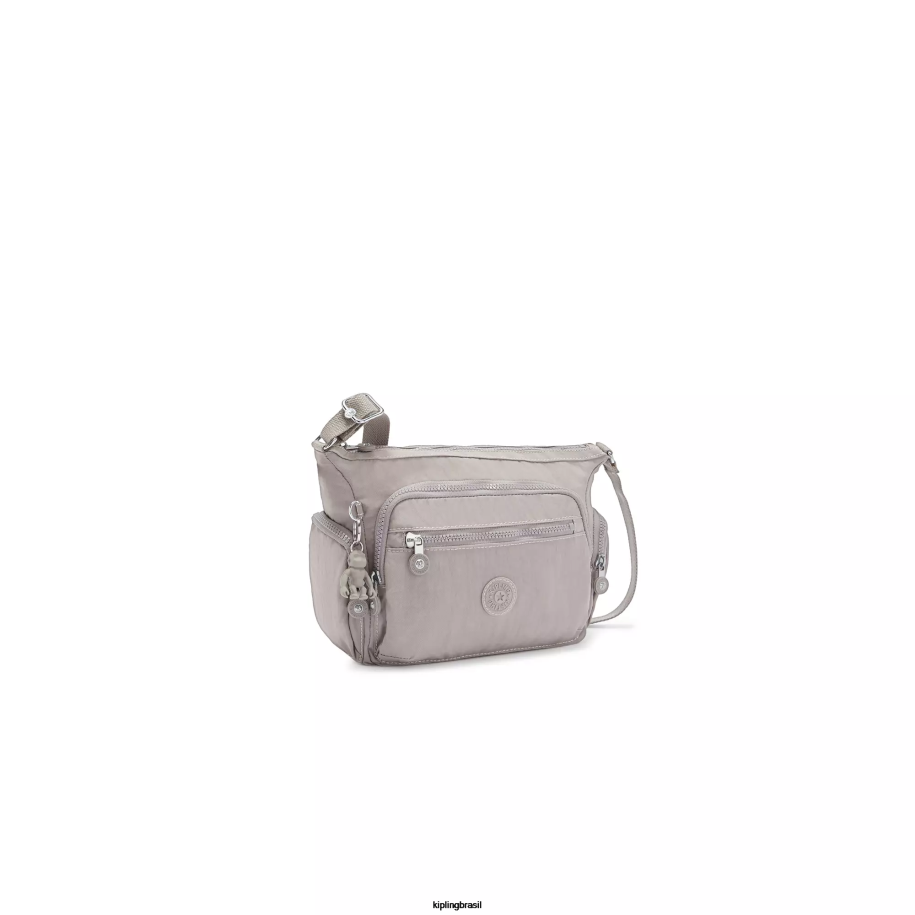 mulheres bolsas crossbody Kipling cinza gris bolsa transversal pequena gabbie 4X8V158
