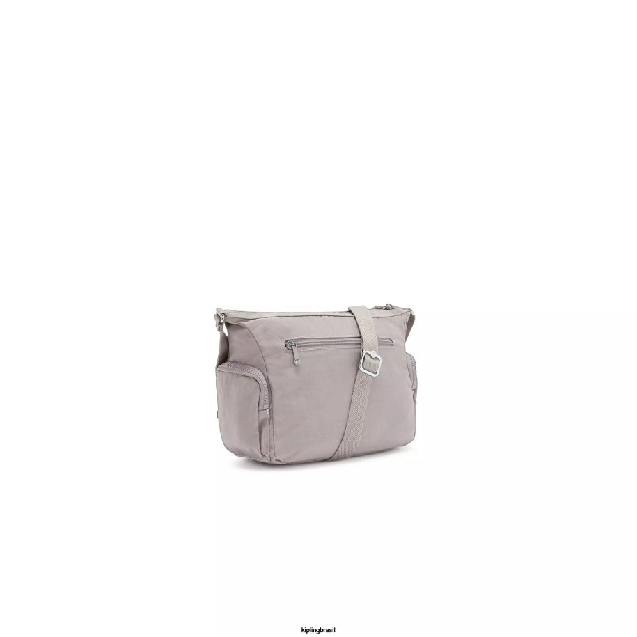 mulheres bolsas crossbody Kipling cinza gris bolsa transversal pequena gabbie 4X8V158