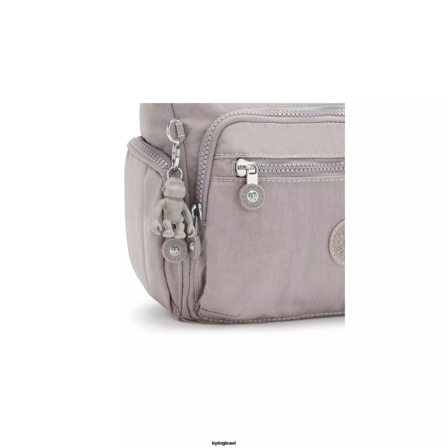 mulheres bolsas crossbody Kipling cinza gris bolsa transversal pequena gabbie 4X8V158