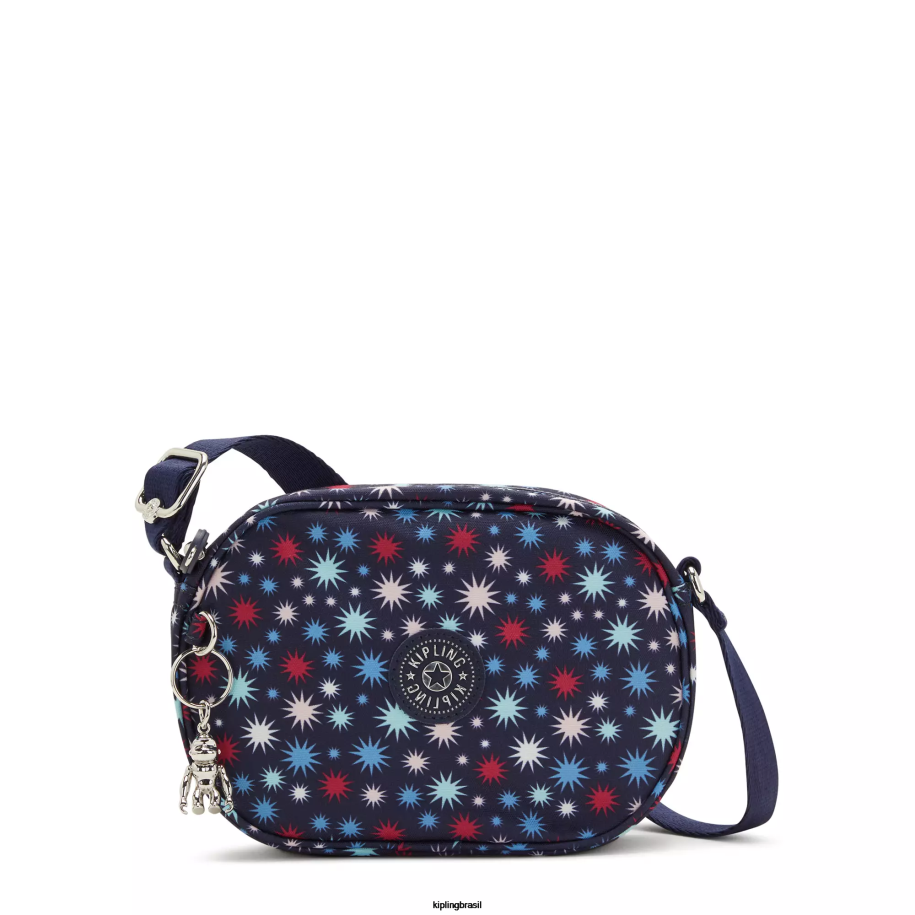 mulheres bolsas crossbody Kipling estrelas funky bolsa transversal estampada gema 4X8V220