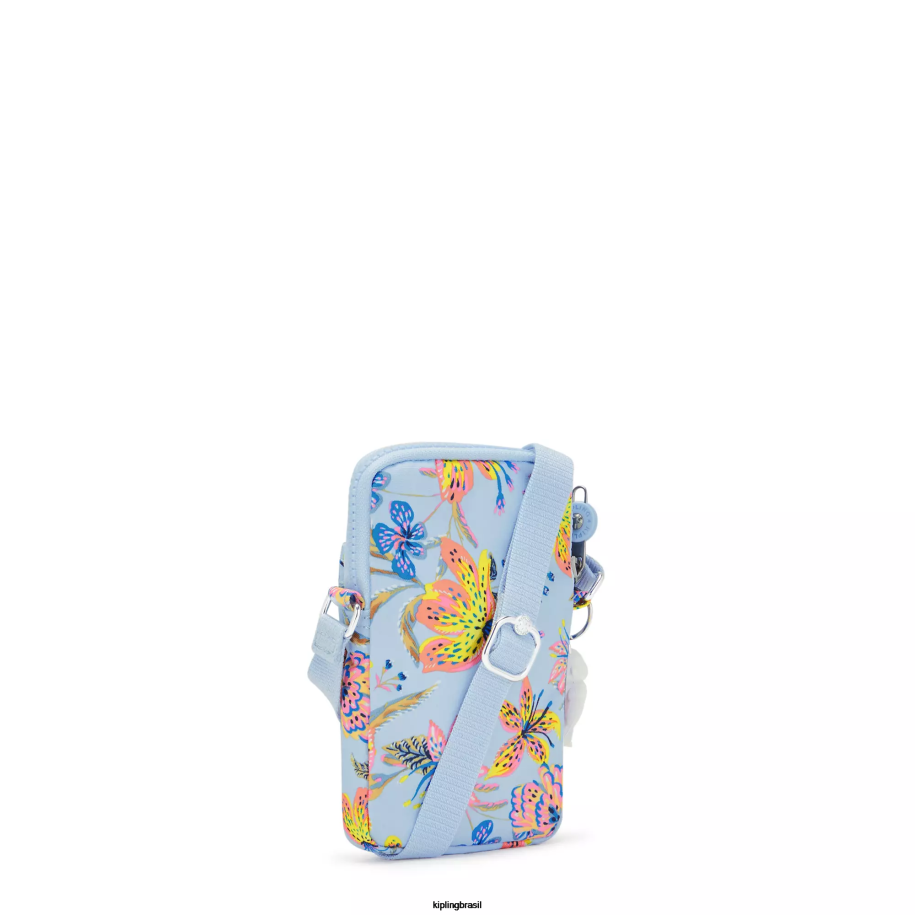 mulheres bolsas crossbody Kipling flores silvestres saco de telefone crossbody impresso tally 4X8V56