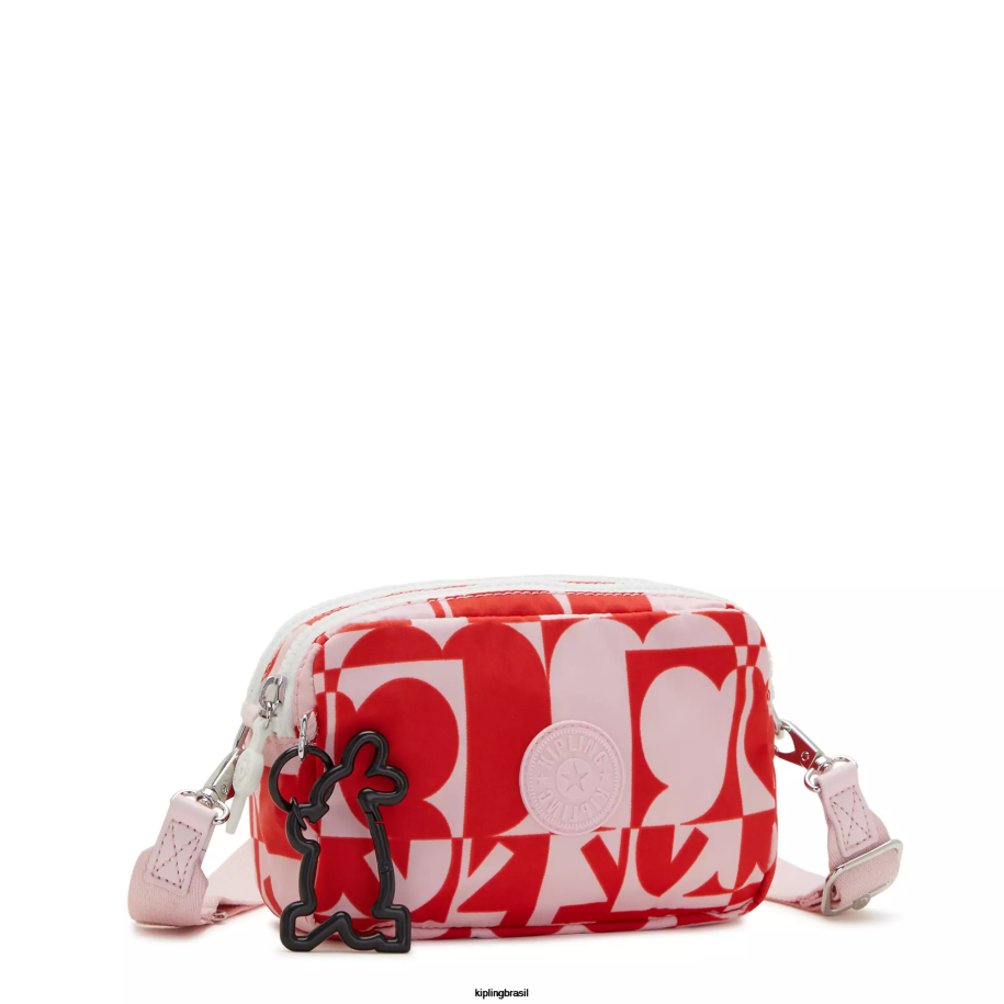 mulheres bolsas crossbody Kipling impressão múltipla minju bolsa transversal milda minju kim 4X8V43