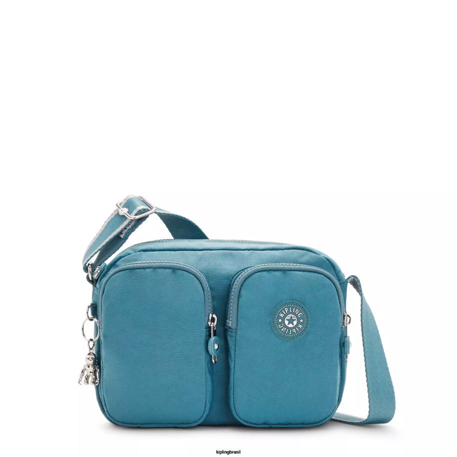 mulheres bolsas crossbody Kipling oceano verde-azulado bolsa transversal patti 4X8V217
