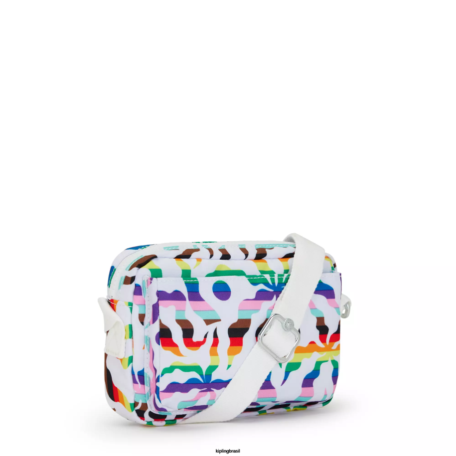 mulheres bolsas crossbody Kipling palma arco-íris bolsa transversal abanu 4X8V151