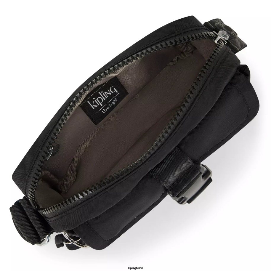 mulheres bolsas crossbody Kipling preto bolsa transversal desta 4X8V32
