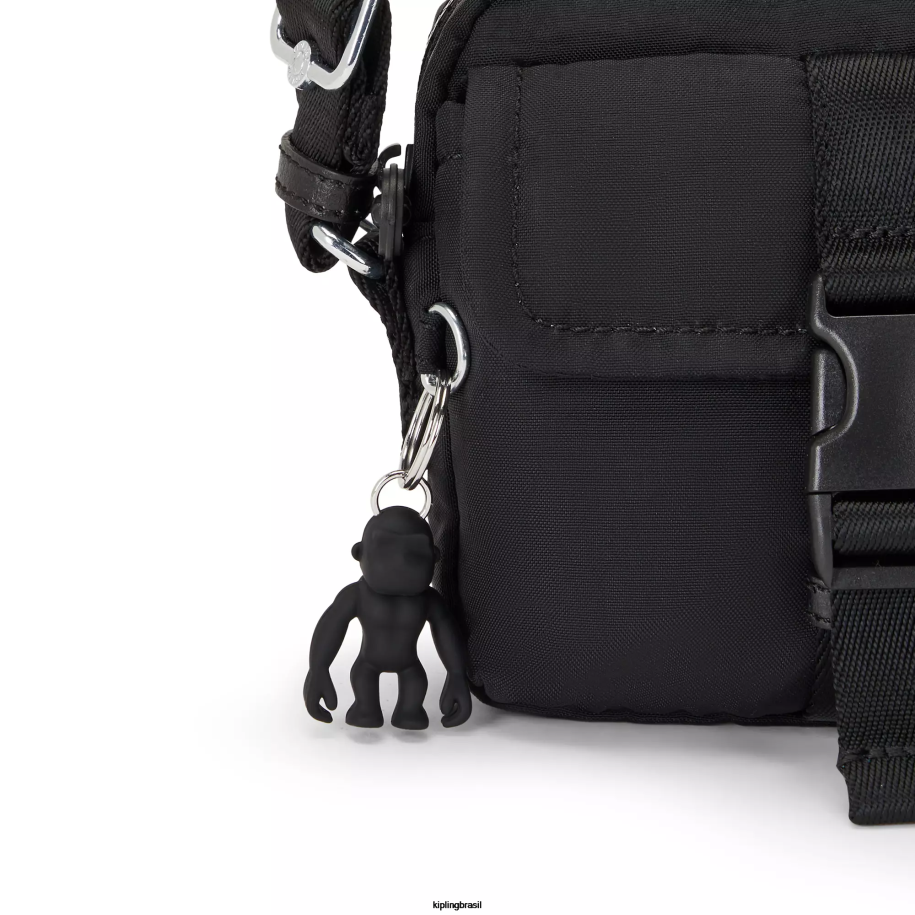 mulheres bolsas crossbody Kipling preto bolsa transversal desta 4X8V32