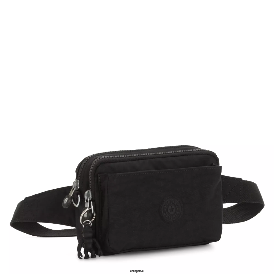 mulheres bolsas crossbody Kipling preto noir bolsa transversal abanu multi conversível 4X8V119