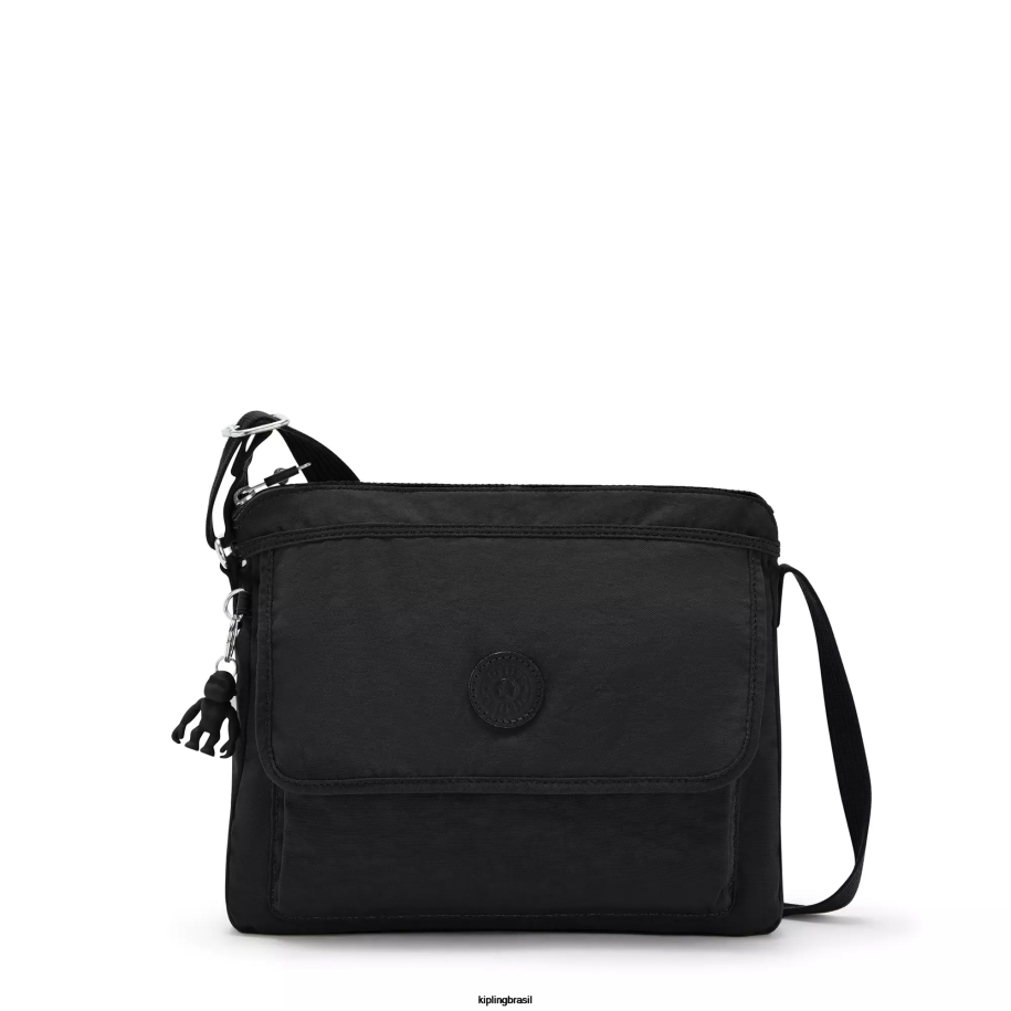 mulheres bolsas crossbody Kipling preto noir bolsa transversal aisling 4X8V222