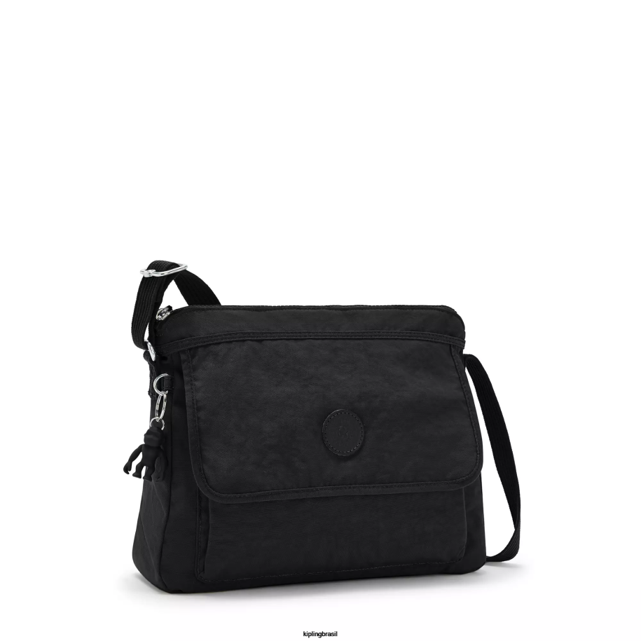 mulheres bolsas crossbody Kipling preto noir bolsa transversal aisling 4X8V222