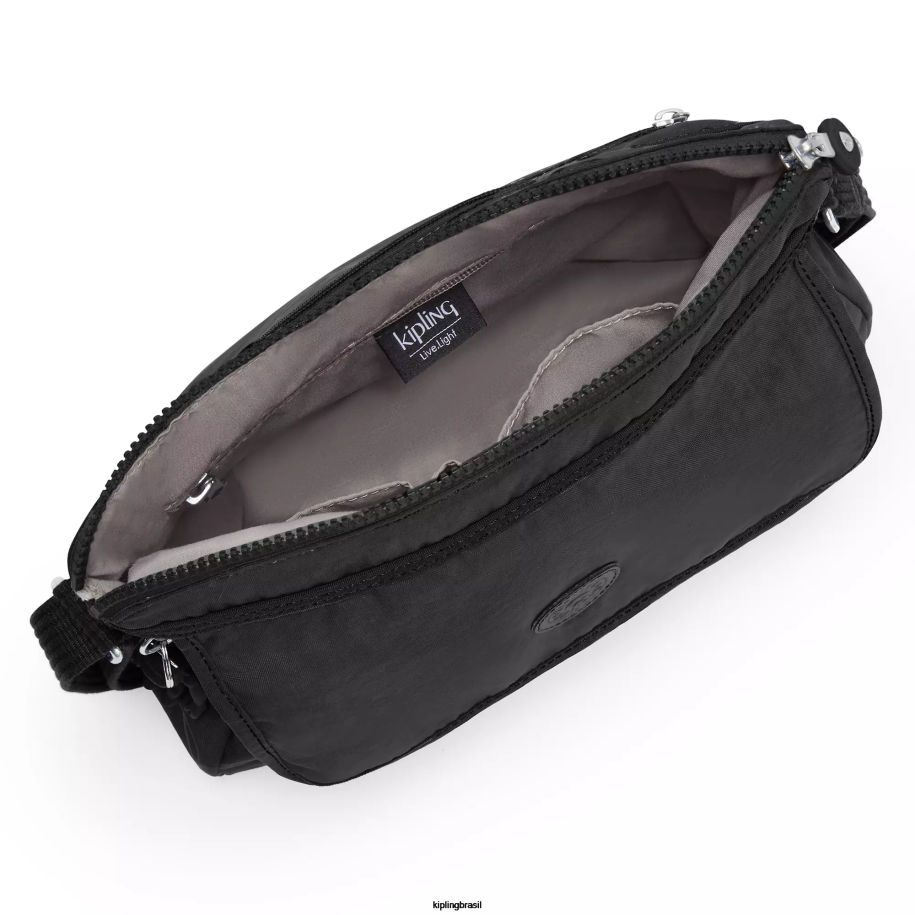 mulheres bolsas crossbody Kipling preto noir bolsa transversal aisling 4X8V222