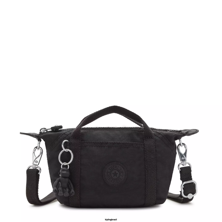 mulheres bolsas crossbody Kipling preto noir bolsa transversal art compacta 4X8V3