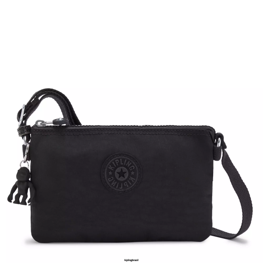 mulheres bolsas crossbody Kipling preto noir bolsa transversal criatividade xb 4X8V108