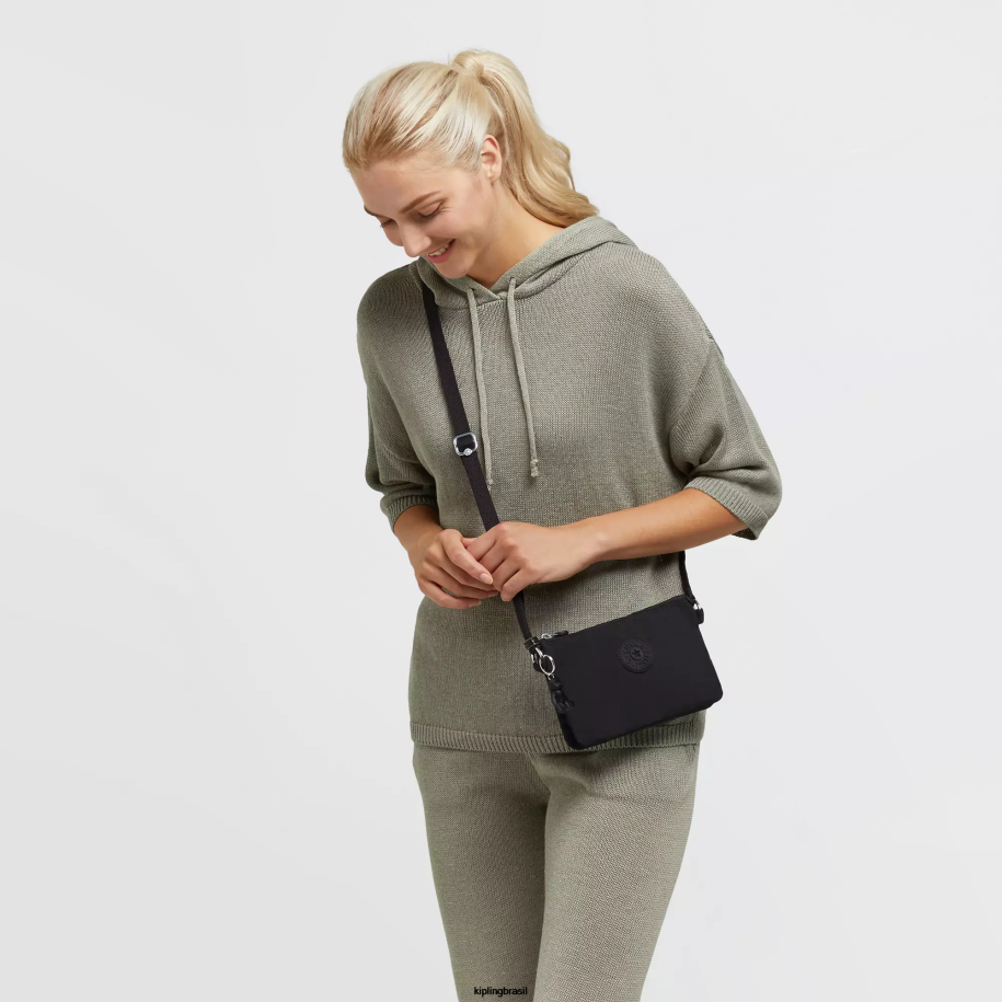 mulheres bolsas crossbody Kipling preto noir bolsa transversal criatividade xb 4X8V108