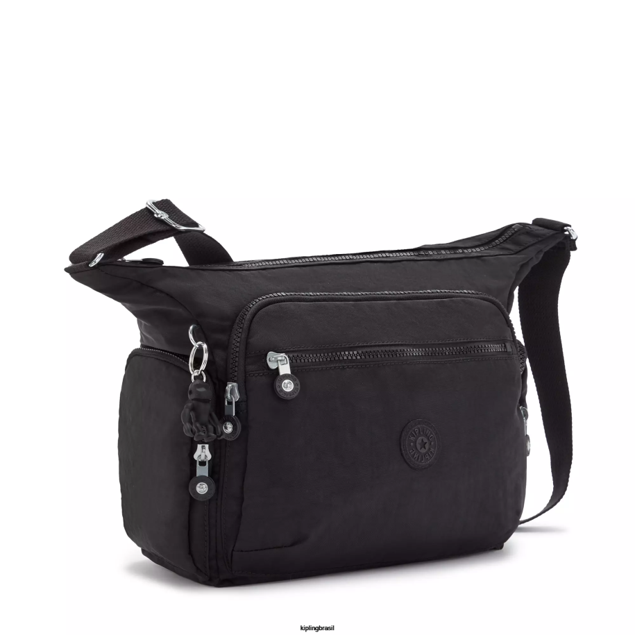 mulheres bolsas crossbody Kipling preto noir bolsa transversal gabi 4X8V131