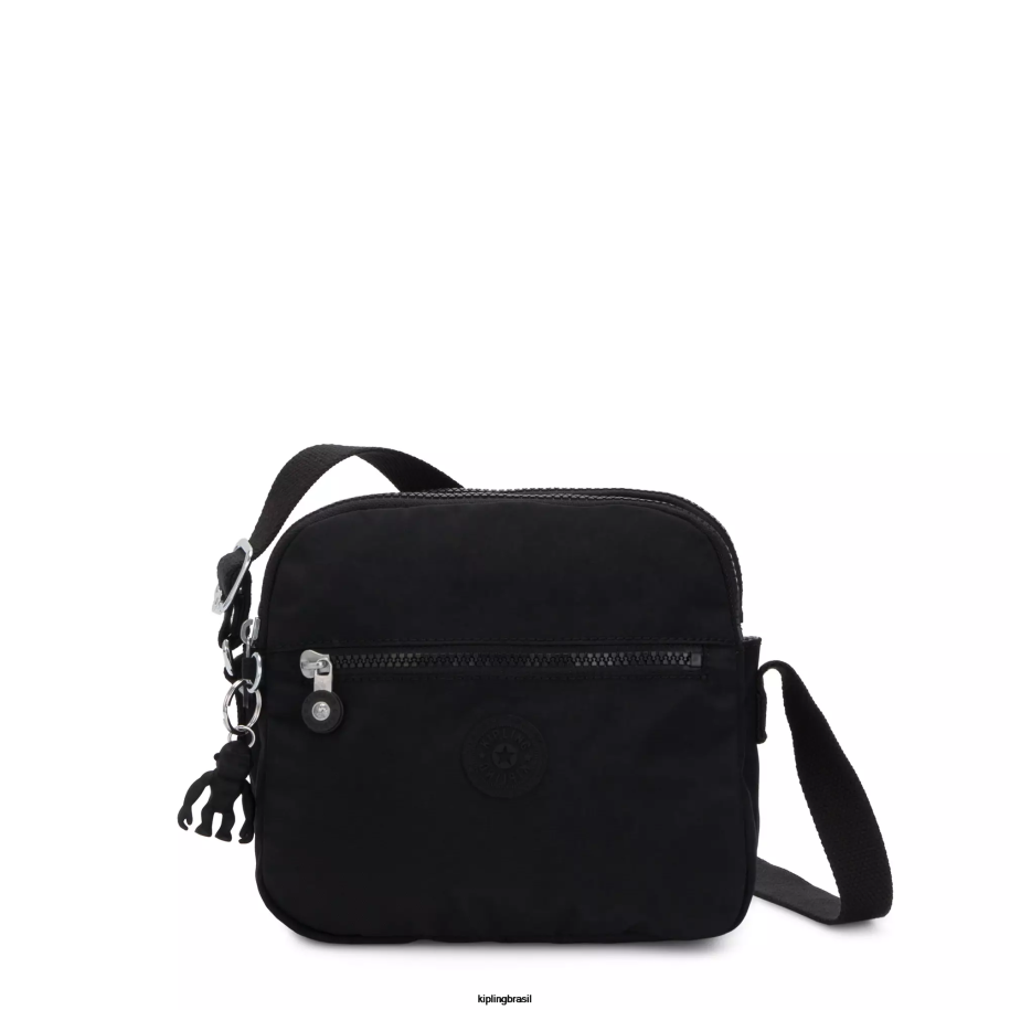 mulheres bolsas crossbody Kipling preto noir bolsa transversal keefe 4X8V47