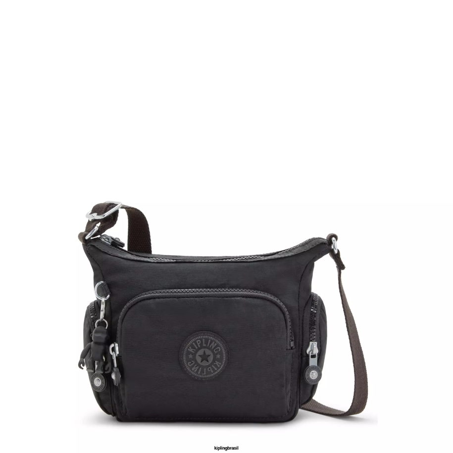mulheres bolsas crossbody Kipling preto noir bolsa transversal mini gabbie 4X8V19