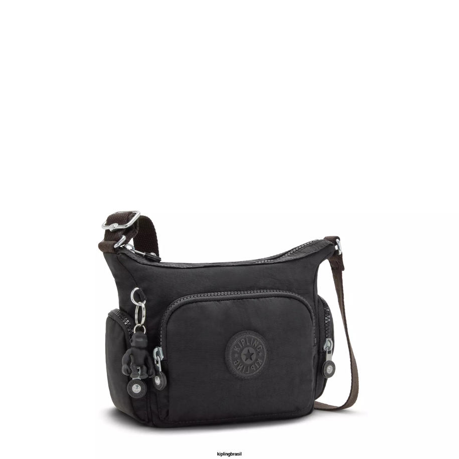 mulheres bolsas crossbody Kipling preto noir bolsa transversal mini gabbie 4X8V19
