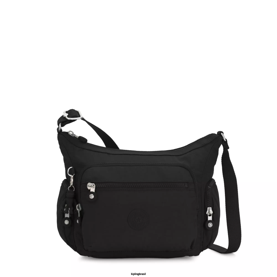 mulheres bolsas crossbody Kipling preto noir bolsa transversal pequena gabbie 4X8V160