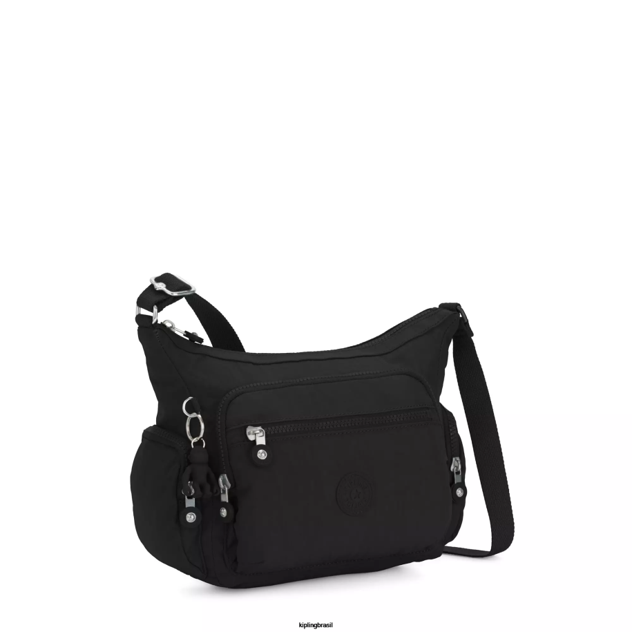 mulheres bolsas crossbody Kipling preto noir bolsa transversal pequena gabbie 4X8V160