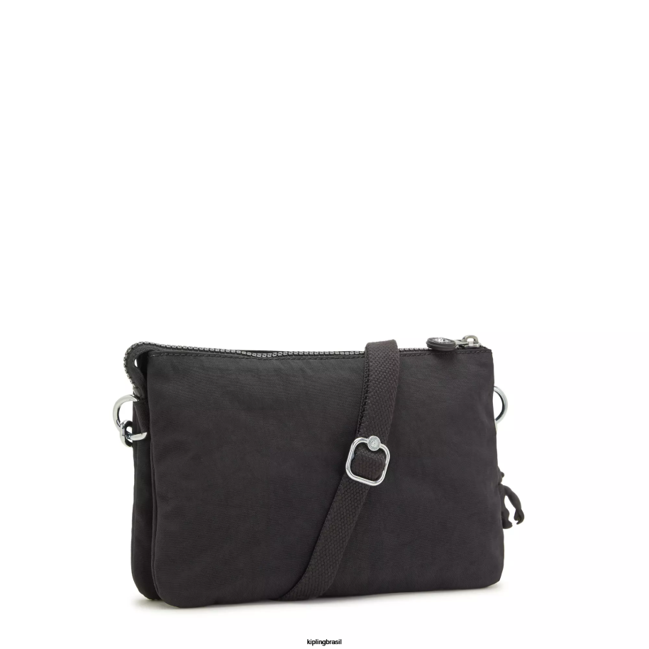 mulheres bolsas crossbody Kipling preto noir bolsa transversal riri 4X8V124