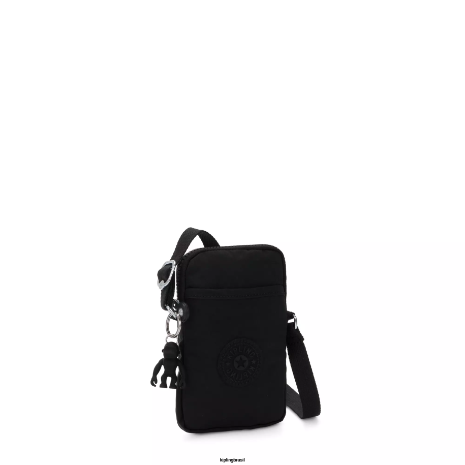mulheres bolsas crossbody Kipling preto noir saco de telefone crossbody tally 4X8V52