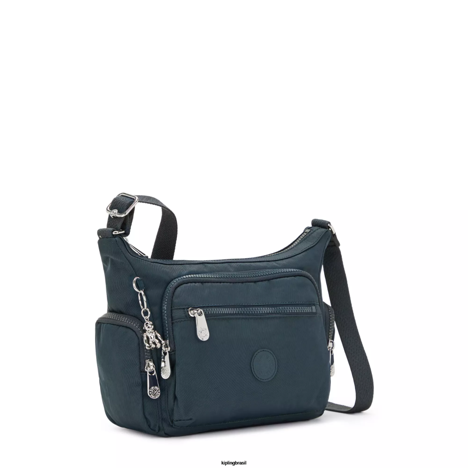 mulheres bolsas crossbody Kipling rico azul bolsa transversal pequena gabbie 4X8V76