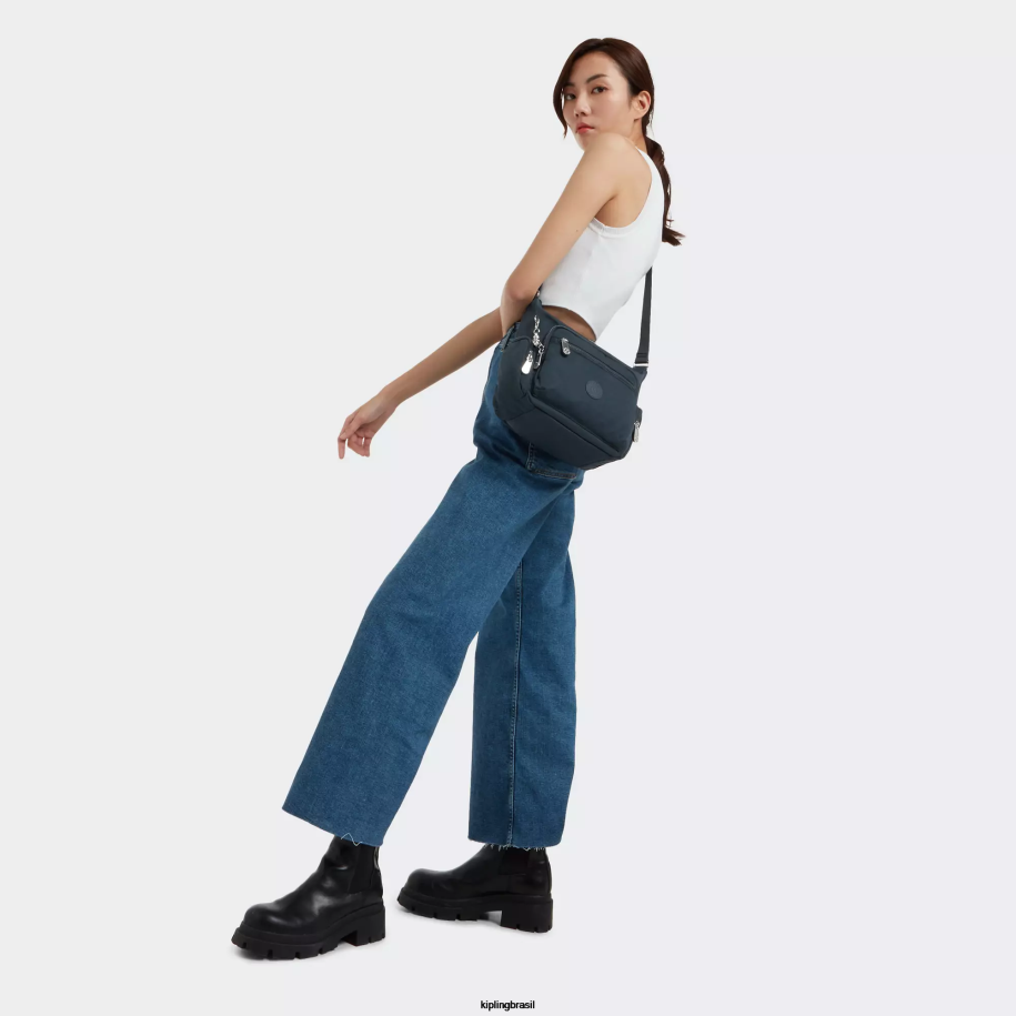 mulheres bolsas crossbody Kipling rico azul bolsa transversal pequena gabbie 4X8V76