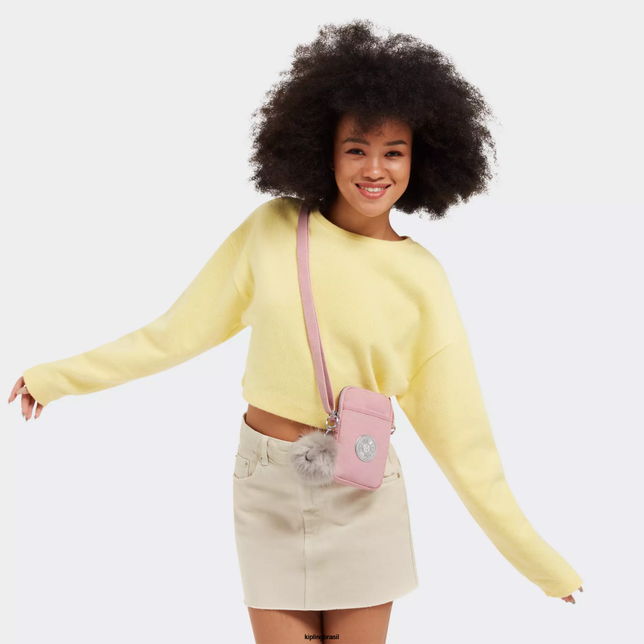 mulheres bolsas crossbody Kipling rosa nupcial saco de telefone crossbody tally 4X8V51