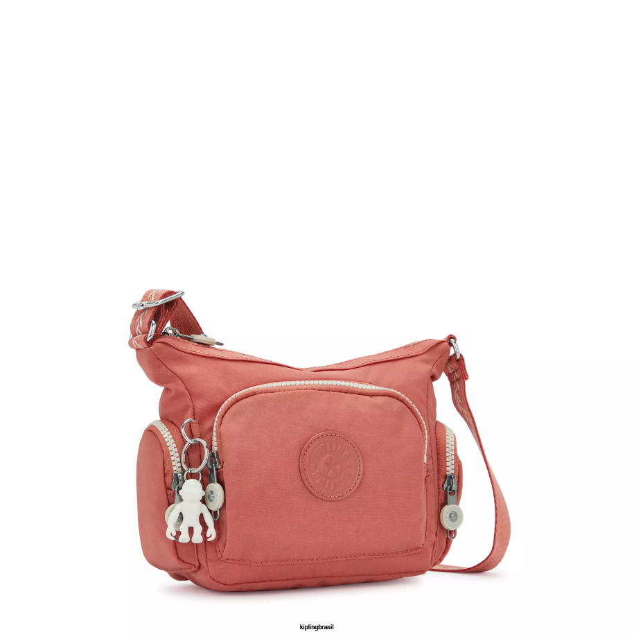 mulheres bolsas crossbody Kipling rosa vintage bolsa transversal mini gabbie 4X8V23