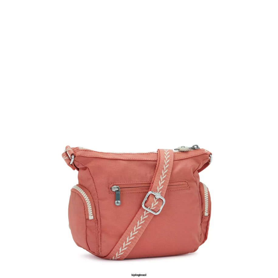 mulheres bolsas crossbody Kipling rosa vintage bolsa transversal mini gabbie 4X8V23