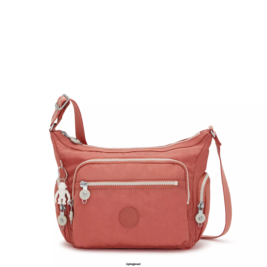 mulheres bolsas crossbody Kipling rosa vintage bolsa transversal pequena gabbie 4X8V165