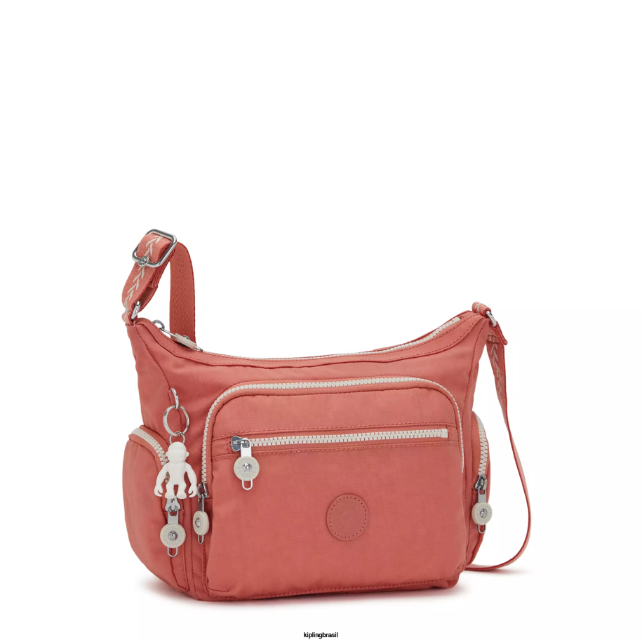 mulheres bolsas crossbody Kipling rosa vintage bolsa transversal pequena gabbie 4X8V165