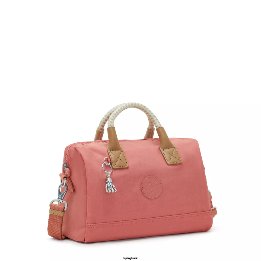 mulheres bolsas crossbody Kipling rosa vintage m bolsa transversal abia 4X8V183